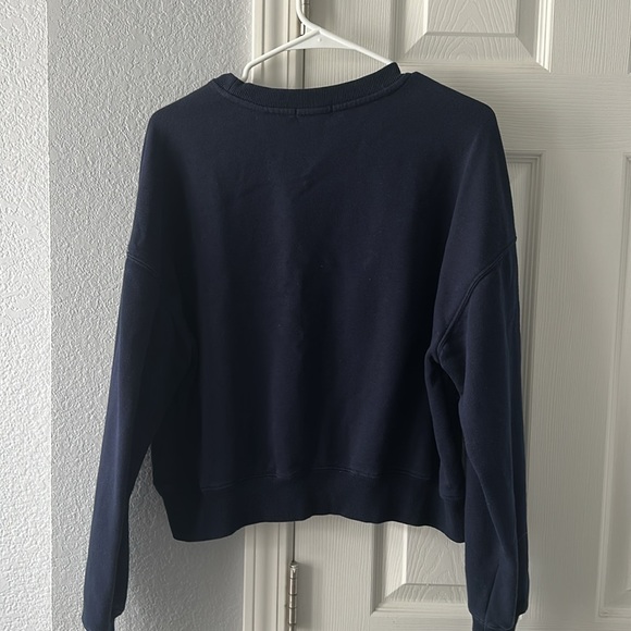 Garage Brand Malibu Dark Blue Crewneck Sweatshirt sz M - Picture 3 of 4